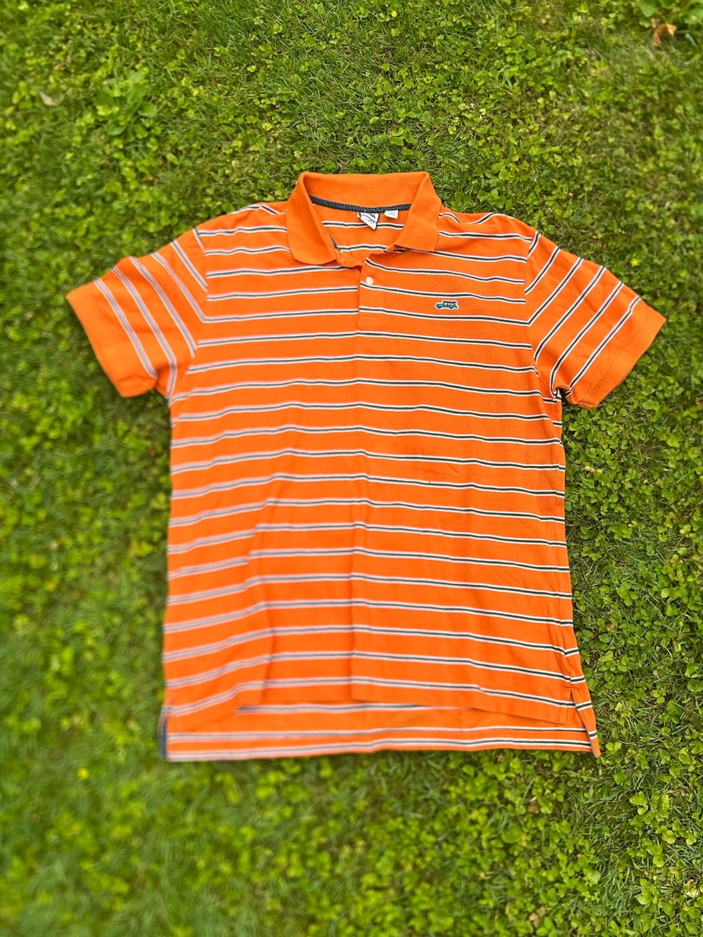 Vintage Rare Jimmy'z Mens Size XL  orange Polo Shirt sure ware